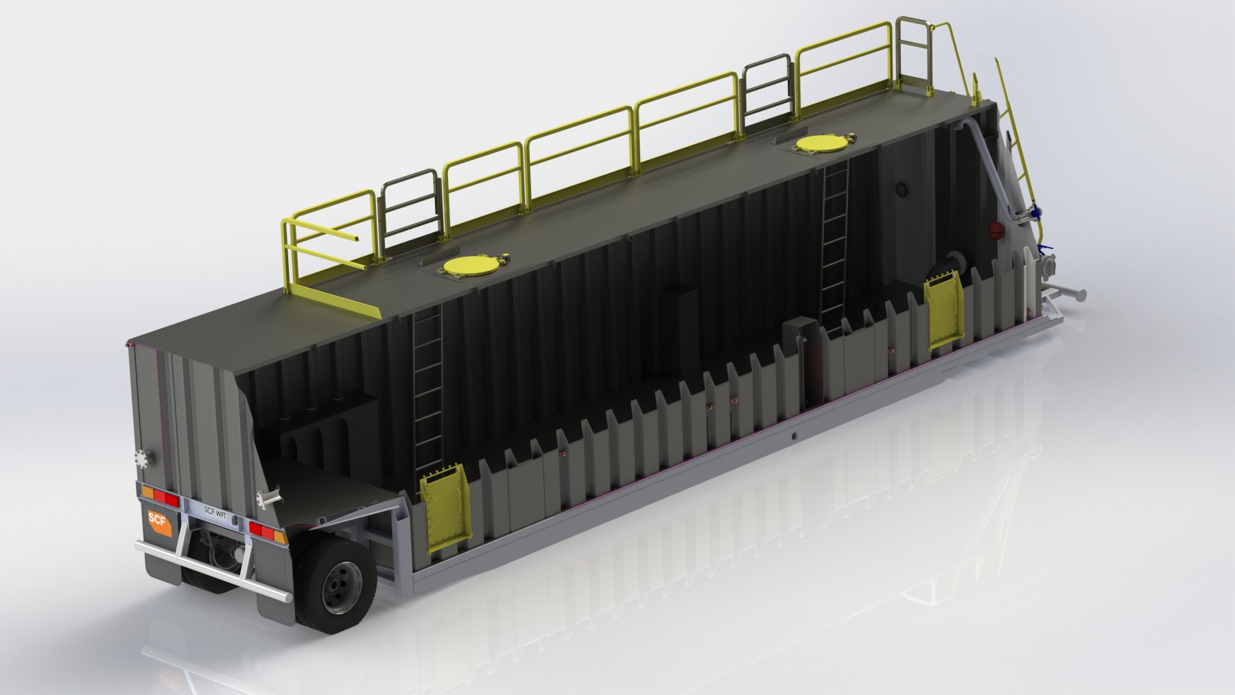 Frac Tank Internal View