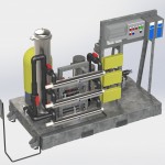 Pump Skid CAD Render